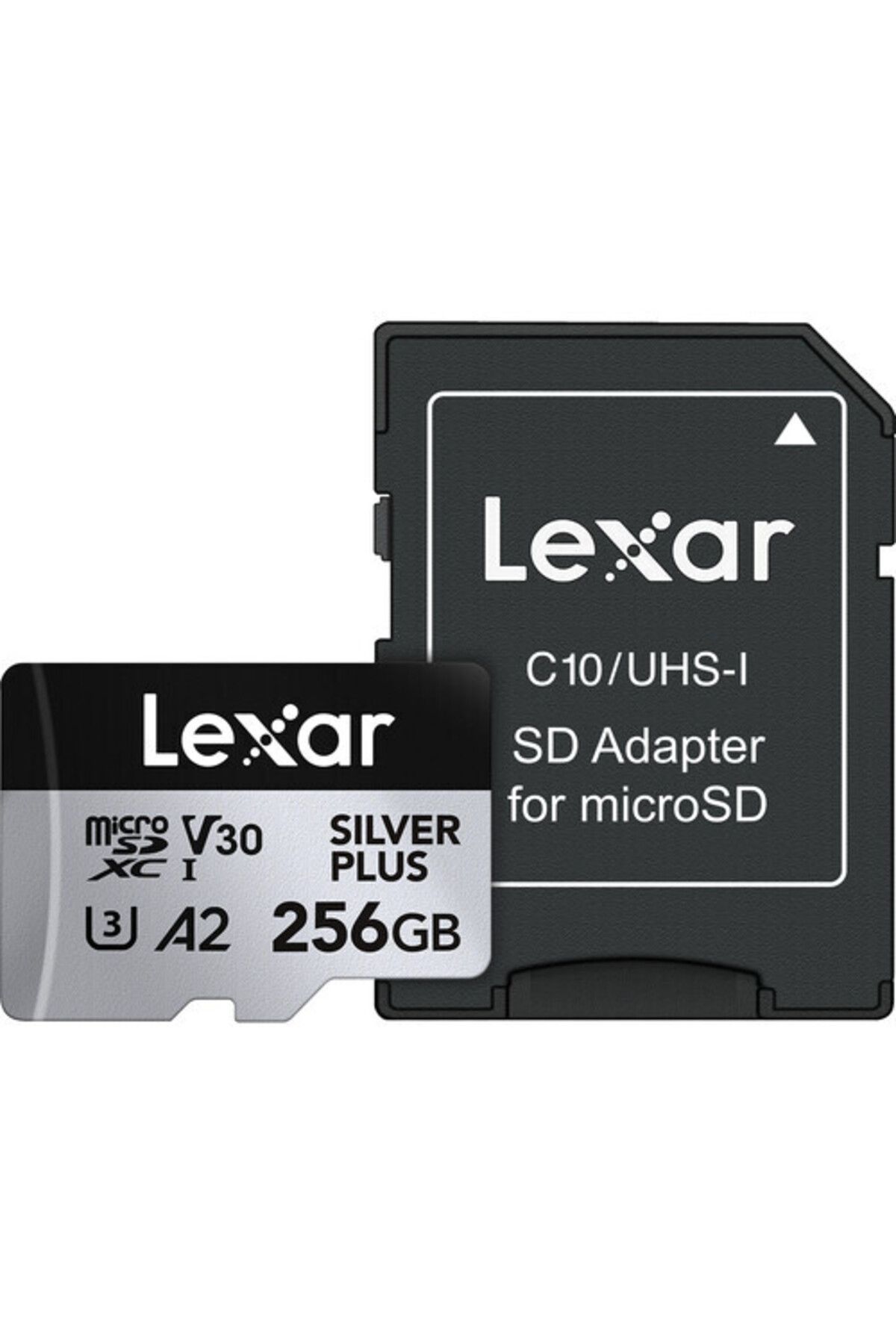 Lexar 256GB Silver Plus 205mb4K V30 UHSI Micr...