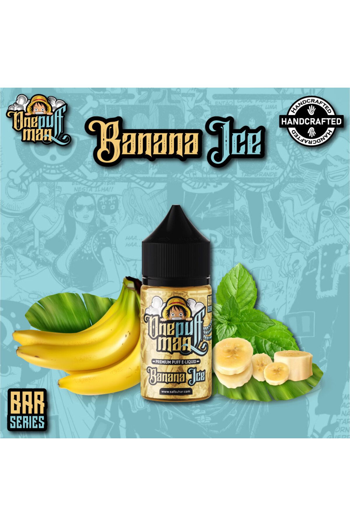 ONE PUFF MAN Banana - Muz,Buz |salt - 30ml /...