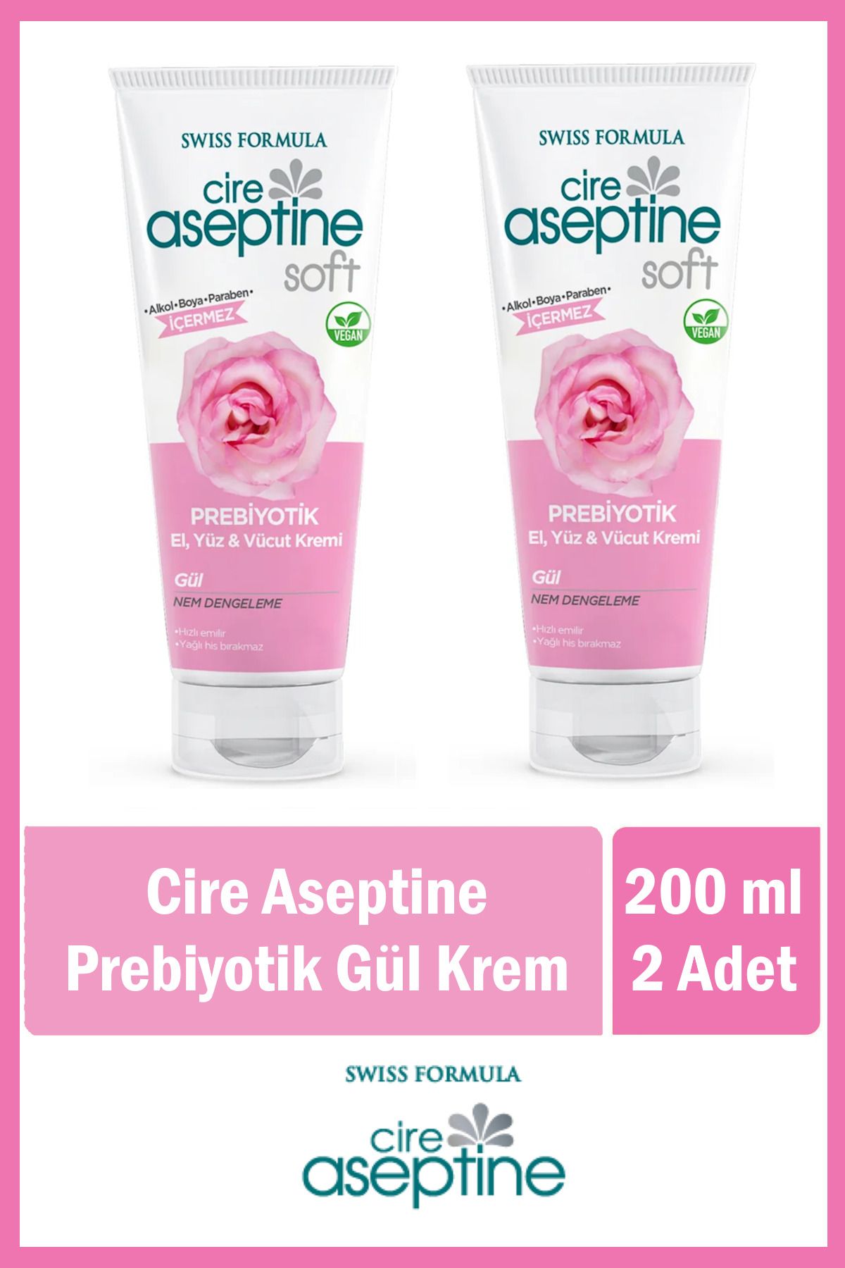 Cire Aseptine El, Yüz veVücut Kremi 200 ml Pr...