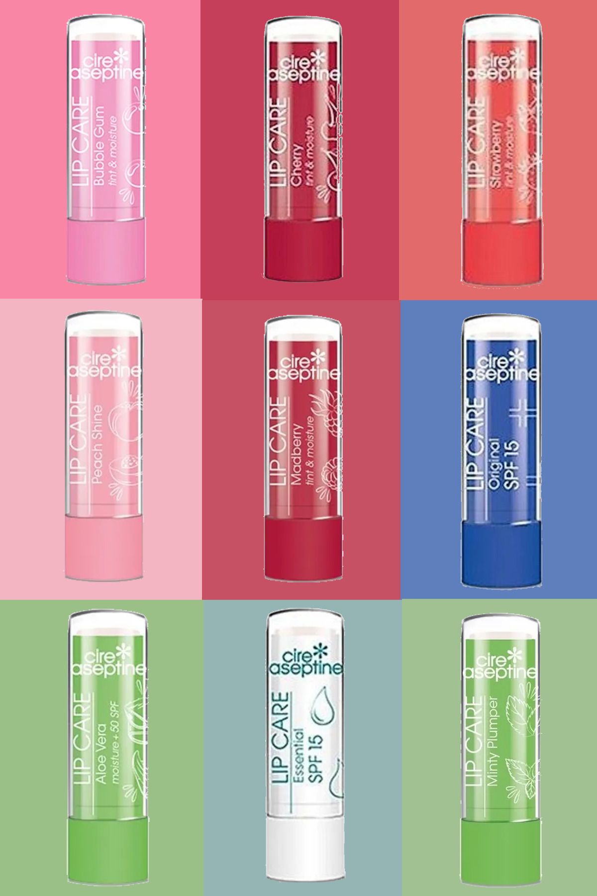 Lip Care Renkli Dudak Nemlendirici 4,5 G x 9 Adet