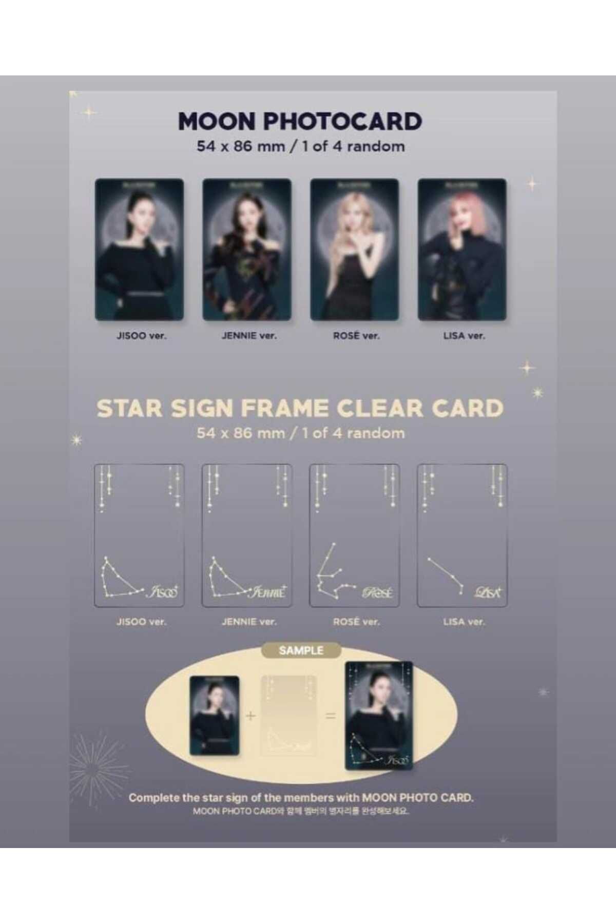 Blackpink - Moon Festa Game Card Set