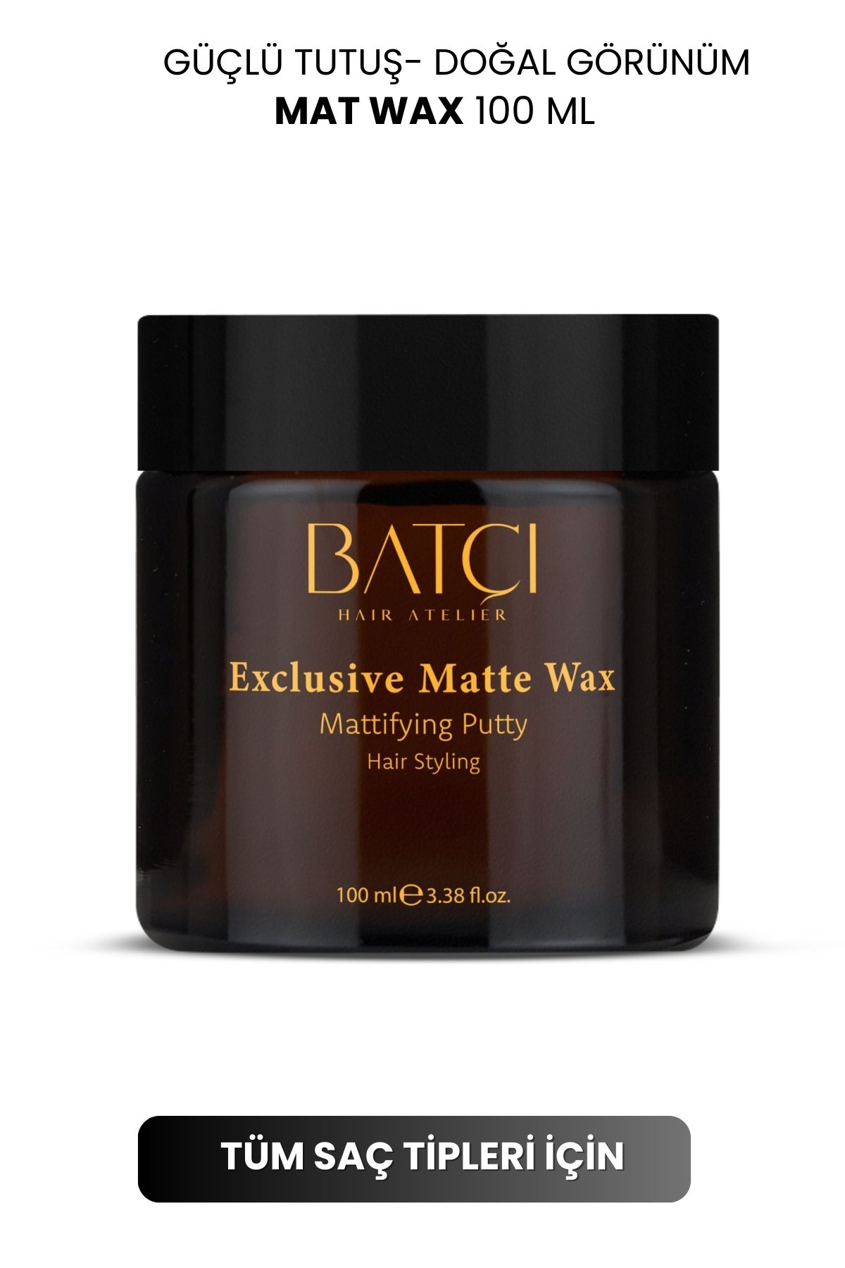 Exclusive Matte Güçlü Tutucu Saç Şekillendirici Mat Wax 100ml 2'li Avantajlı Set