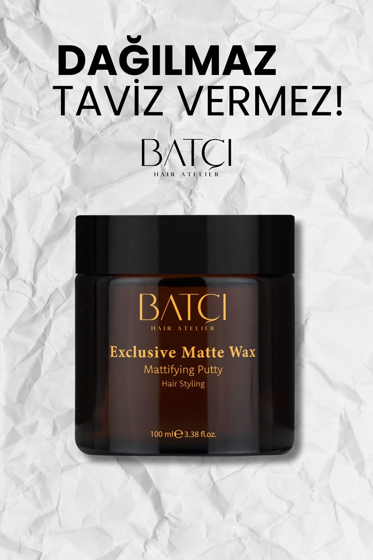 Exclusive Matte Güçlü Tutucu Saç Şekillendirici Mat Wax 100ml 2'li Avantajlı Set