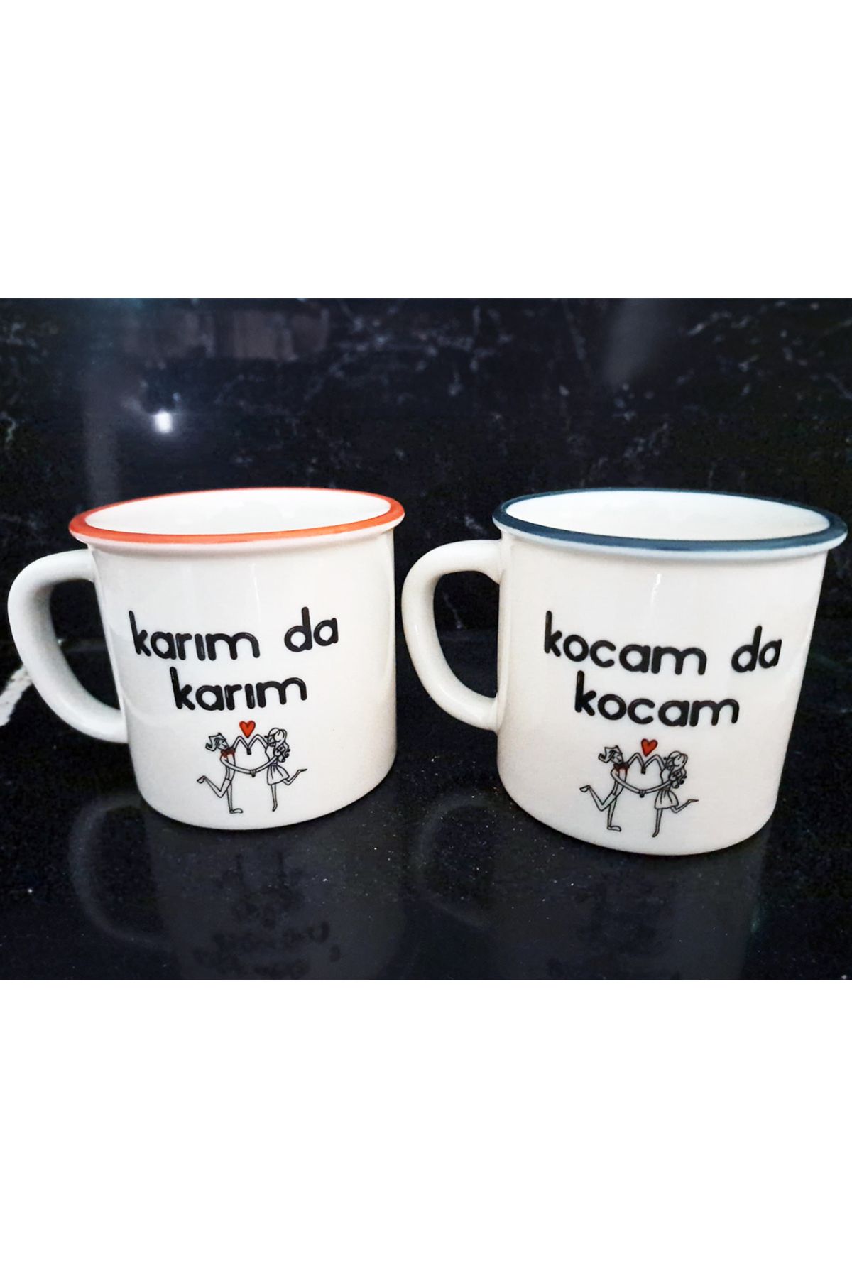 Friendsdesign Karımda KarımKocamda Kocam Tasa...