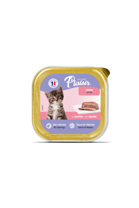 Kitten Tavuklu Ezme (PATE) Sütlü Yavru Kedi Konservesi 100gr - Fransa'dan ithal Image 0