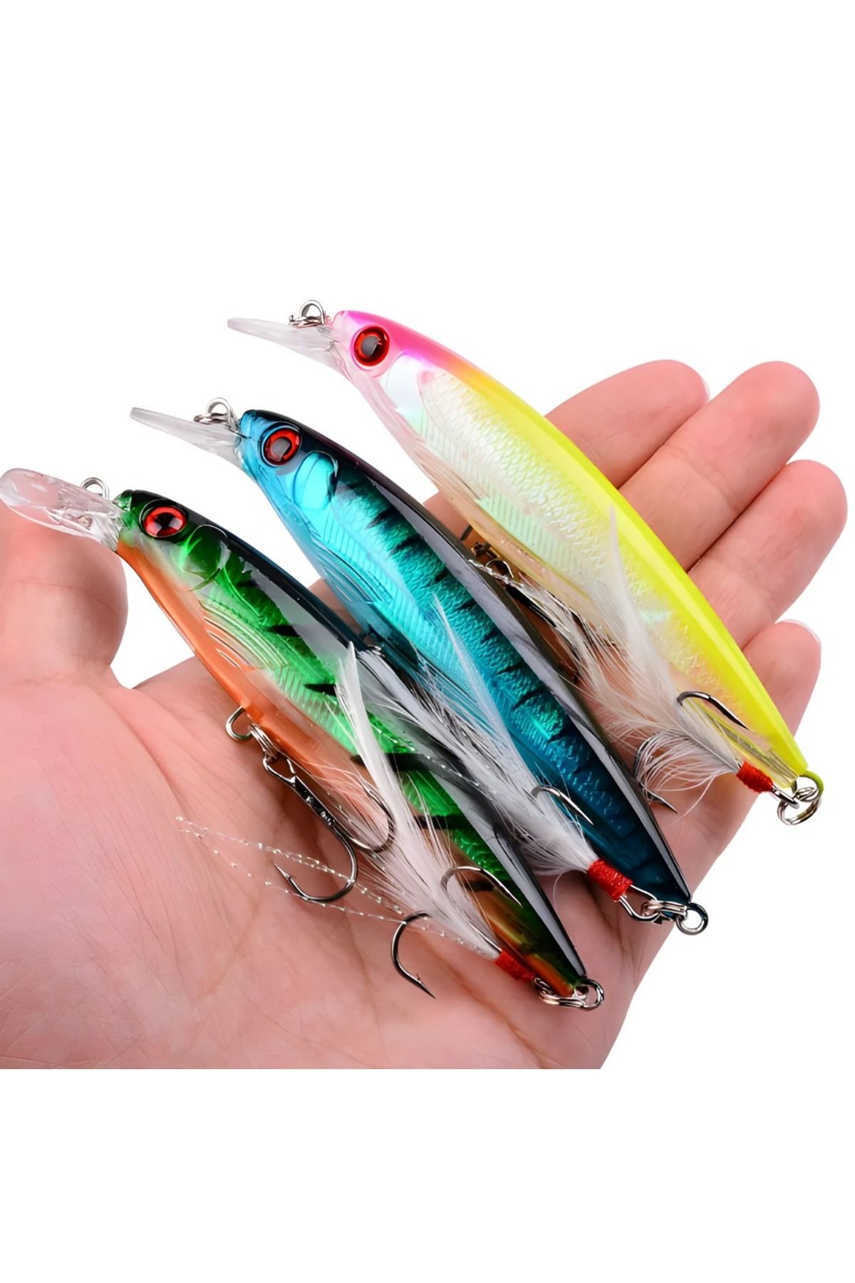 Tüylü Rapala Maket Balık 13.8 gr Lüfer, Levrek, Turna, Uskumru , Palamut Avcısı