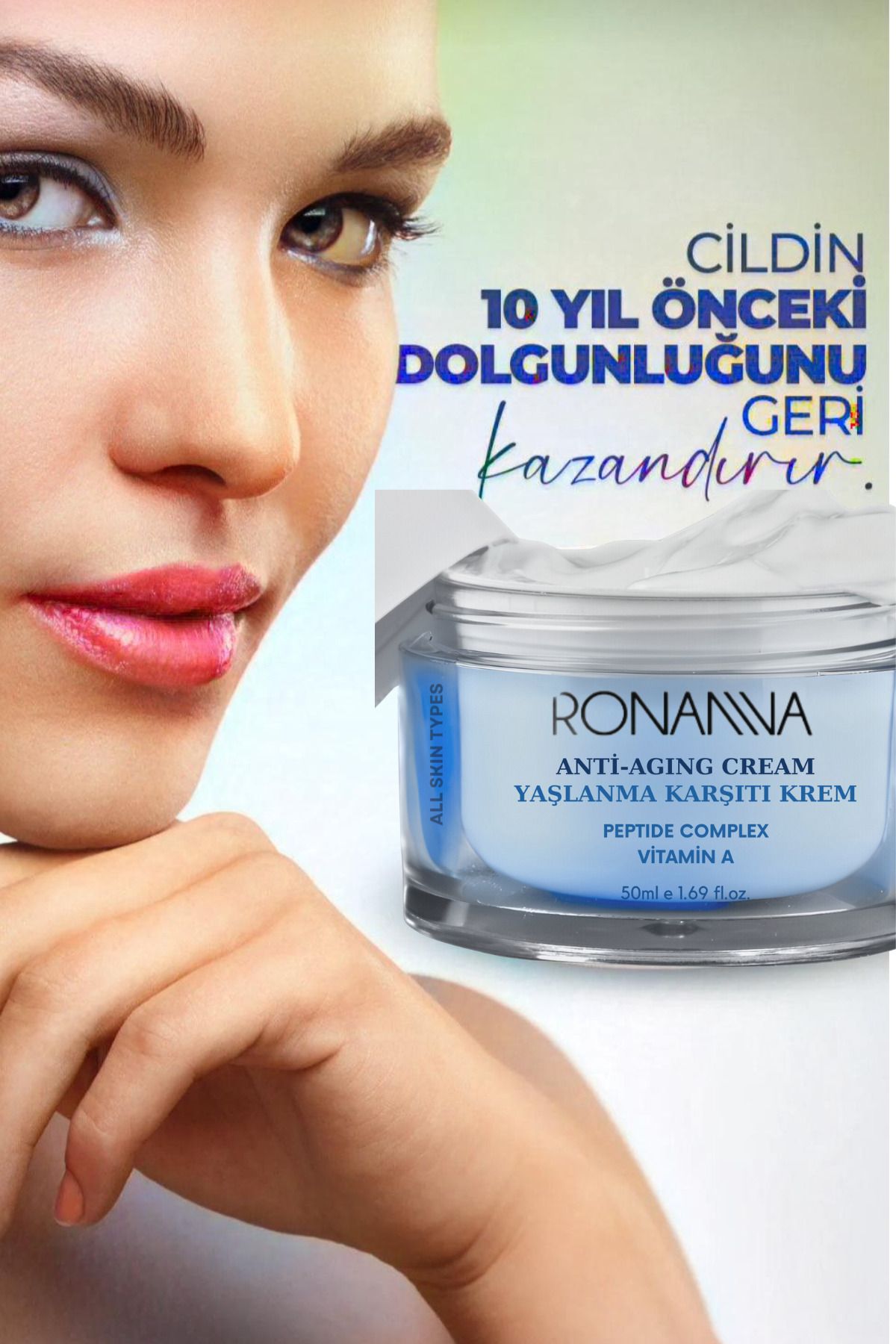 Anti-aging Nemlendirici Aydınlatıcı Besleyici Onarıcı Yaşlanma Karşıtı Bakım Kremi 50 ml