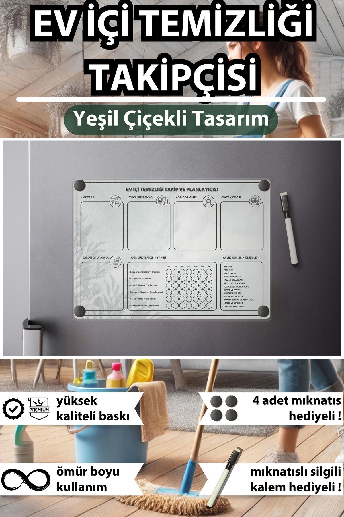 caps Ev İçi Temizlik Takip vePlanlayıcısı