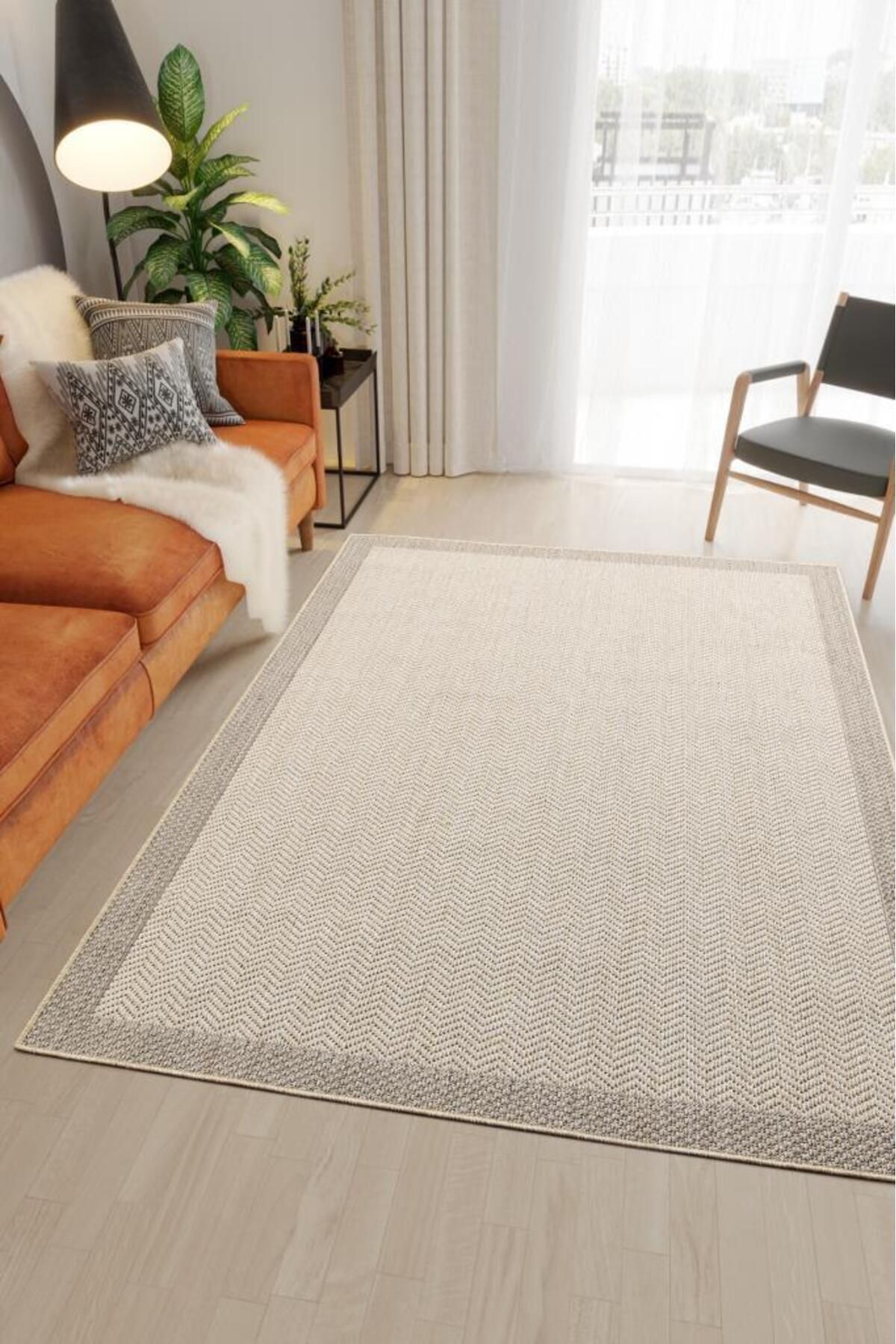 Livset Hasır Bej Kilim DokumaHalı Sisal Salon...