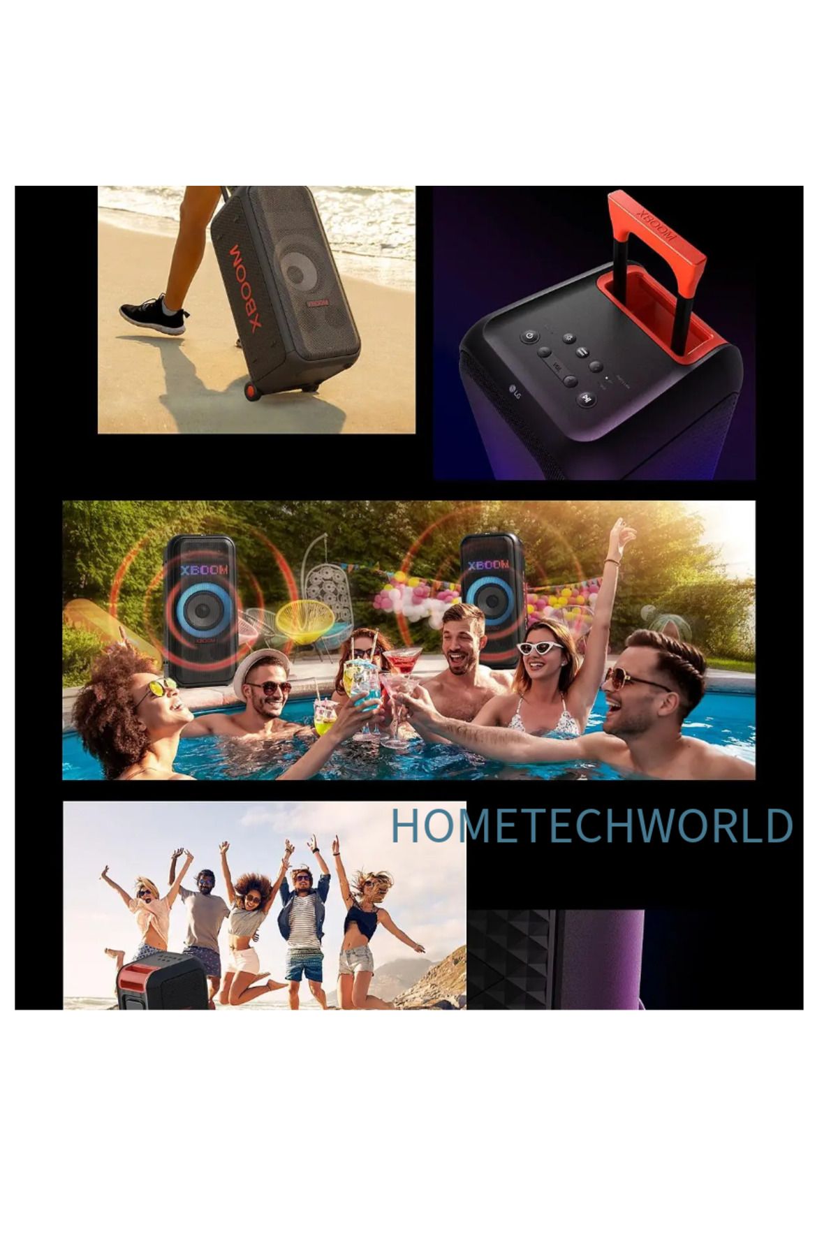 250W Parti Hoparlörü eğlencenin  doruğa ulaştığı anlarda XBOOM  Bluetooth Hoparlör HOMETECHWORLD