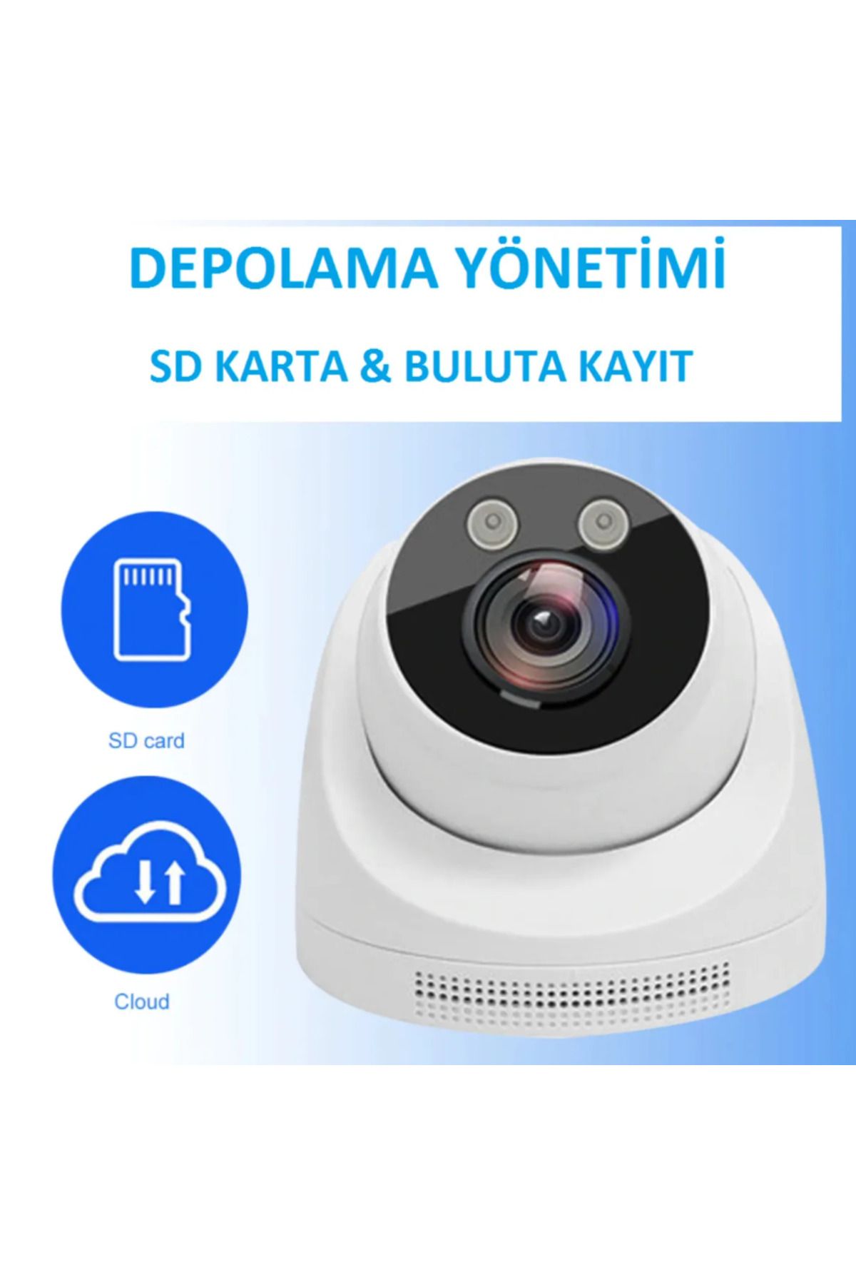 Urfakent İcsee Dome WİFİKamera 1080P HD(Hafız...