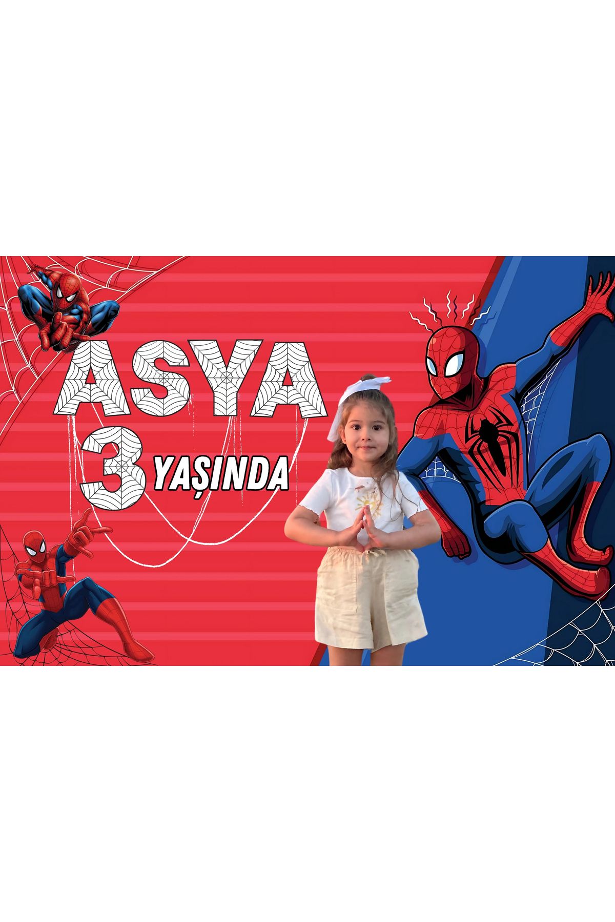 arduçlazer Örümcek AdamSpider Man Doğum günü...