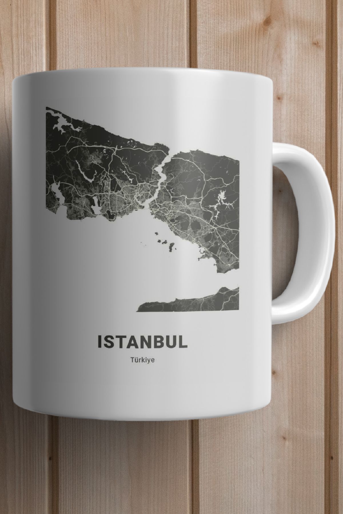 İstanbul Baskılı Premium Kupa Bardak