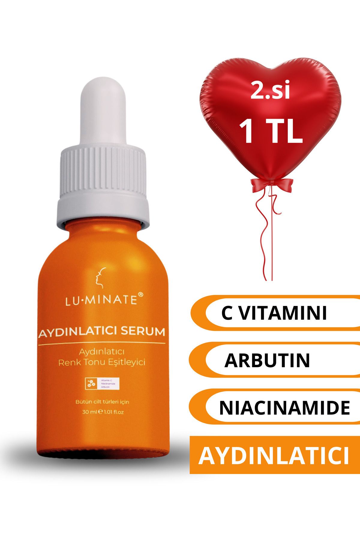 LuminateC Vitamini SerumSivilce Ve Akne Karşı...