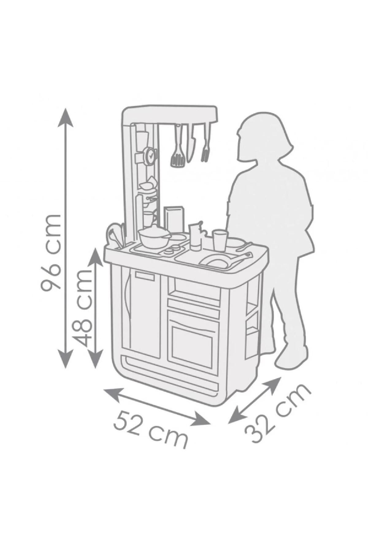 Modern Kitchen Aksesuarlı Mutfak Oyun Seti 23 Parça