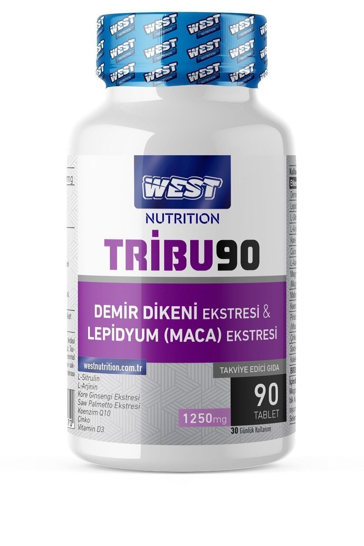 West NutritionTribu90Tribulus Demir Dikeni Le...