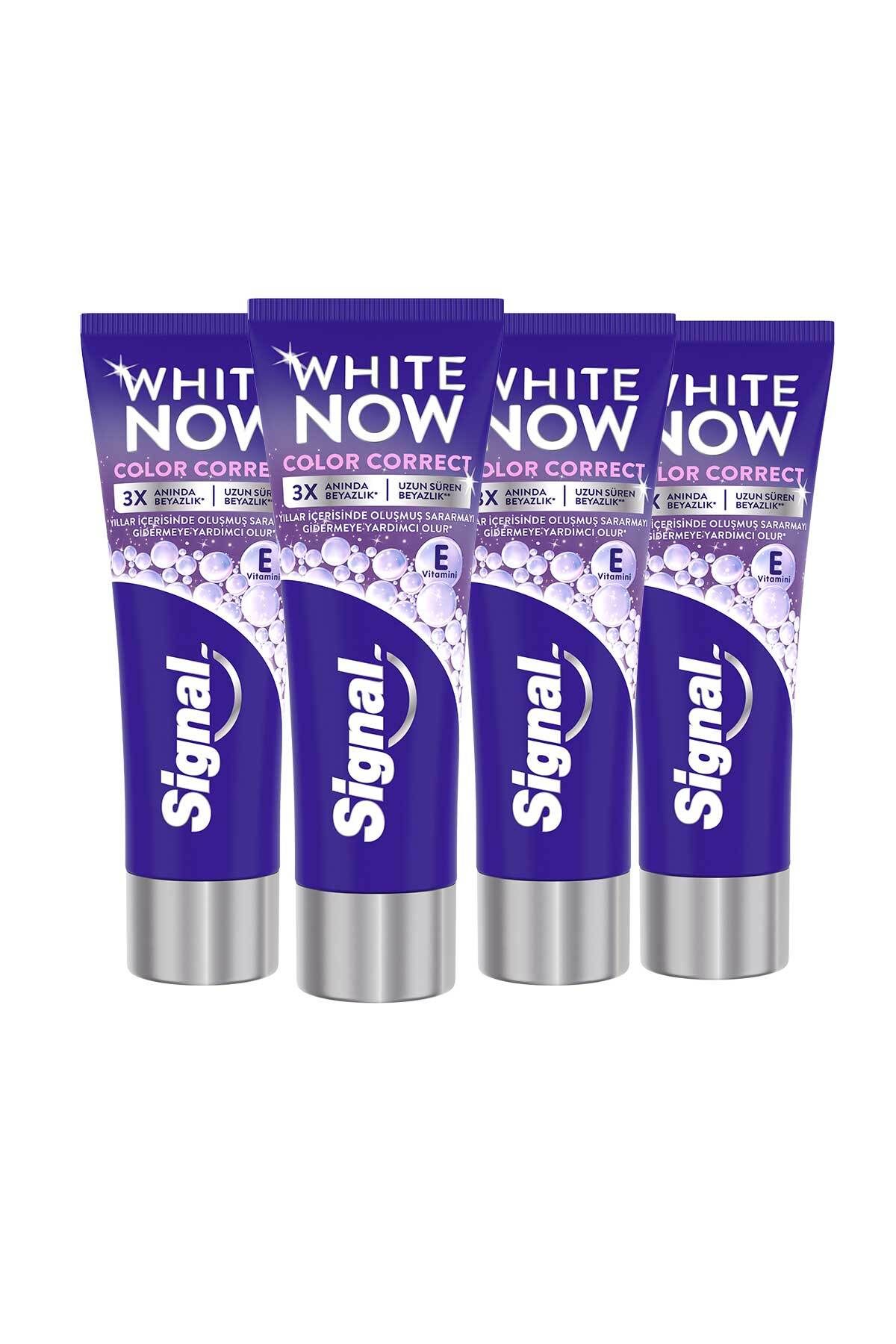 White Now Color Correct Diş Macunu 75 ml x4