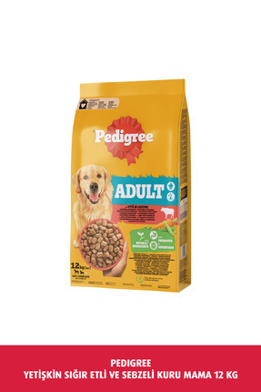Yetişkin Sığır Etli Ve Sebzeli Köpek Kuru Mama 12 Kg Image 0