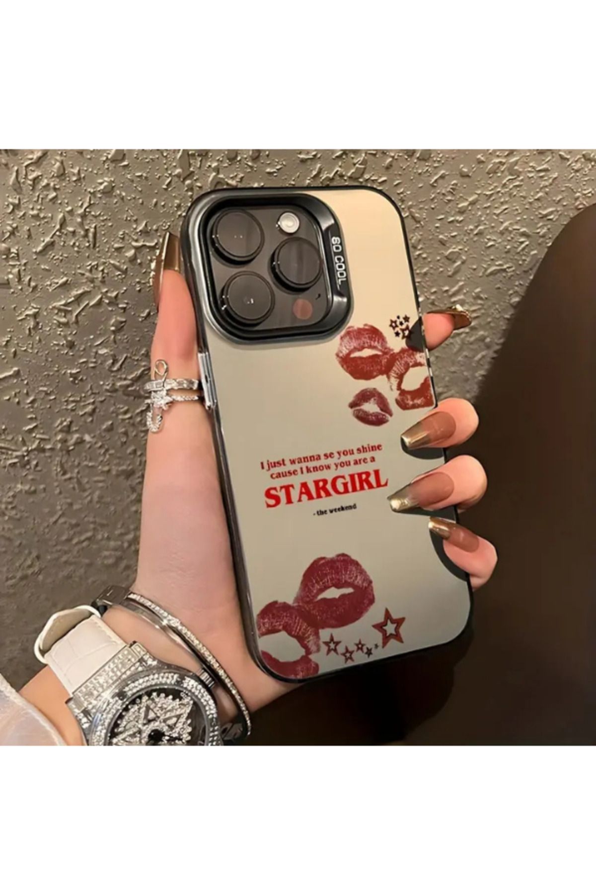 FlexiCase StarGirl İphone13-14 Uyumlu Siyah K...