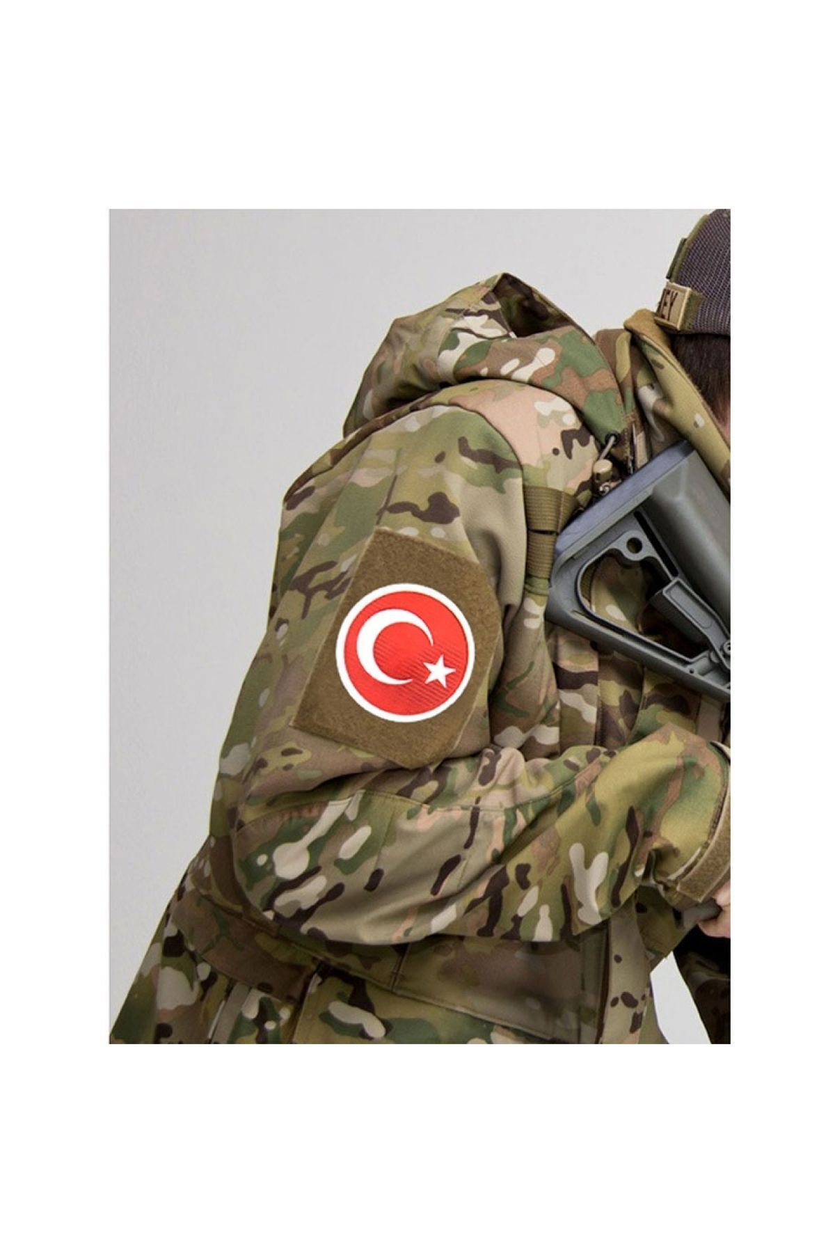 Türk Bayrağı Peç, Kırmızı Bayrak Patch, Cırtlı Peç