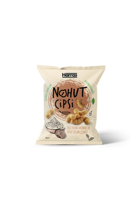 EKŞİ KREMA AROMALI VE BEYAZ SOĞAN ÇEŞNİLİ NOHUT CİPSİ 50 GR Image 0