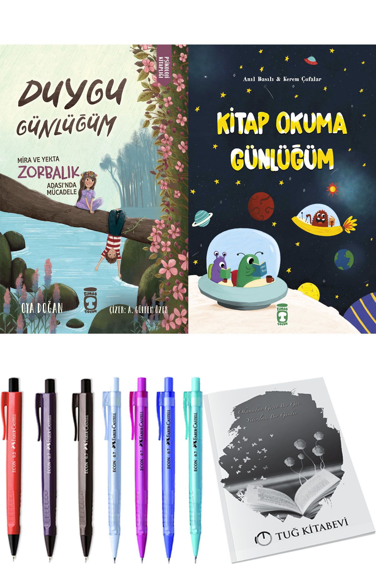 Timaş Çocuk Kitap OkumaGünlüğüm ve Mira ve Ye...