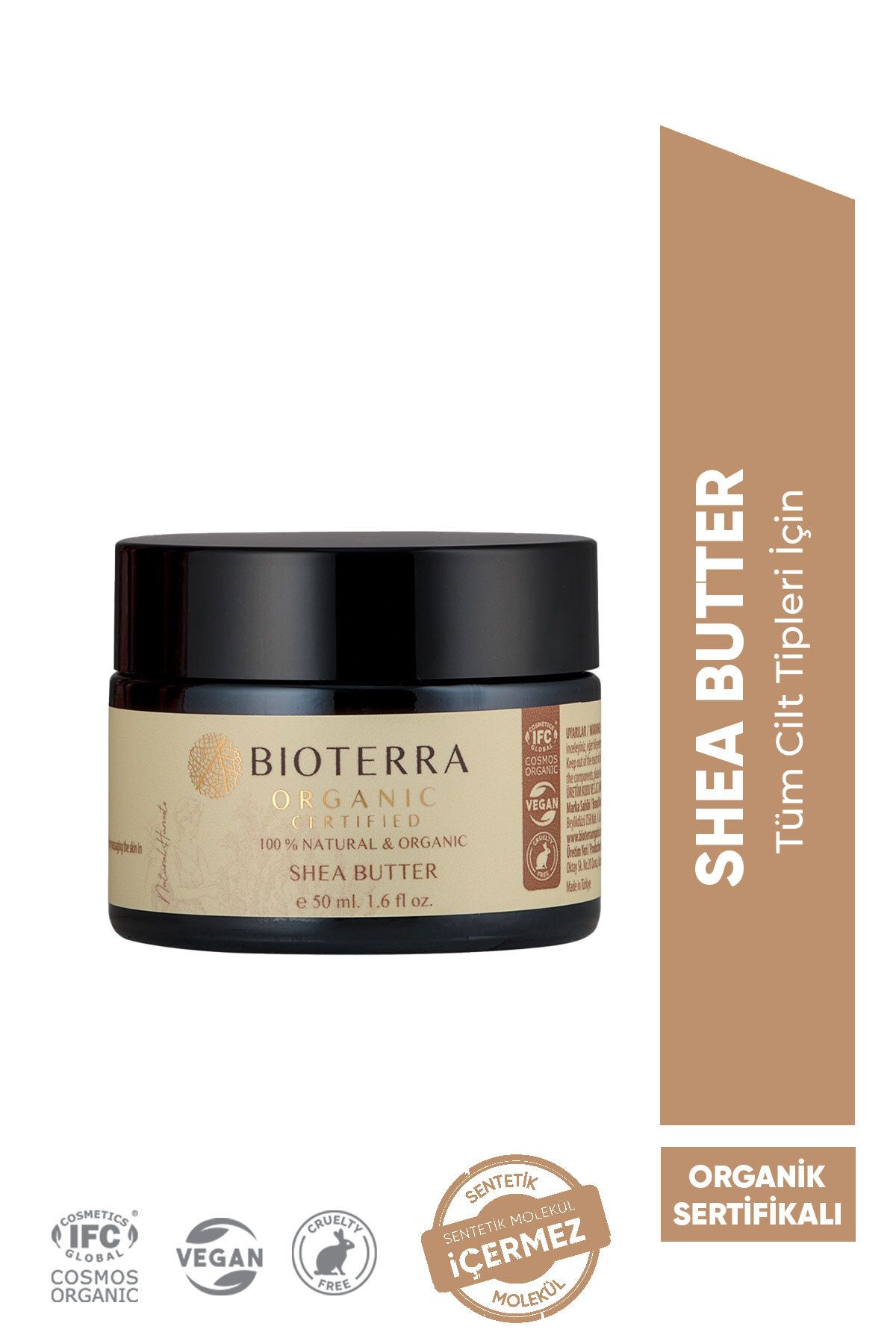 Bioterra Organik Shea Butter50 ml ( A Ve E Vi...