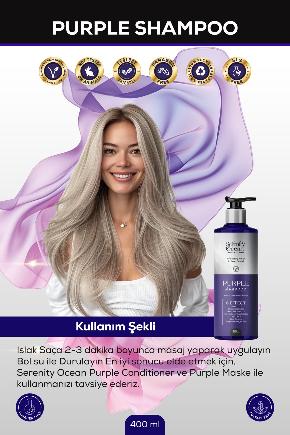 MOR ŞAMPUAN 400 ML SET (ŞAMPUAN-KREM-MASKE)