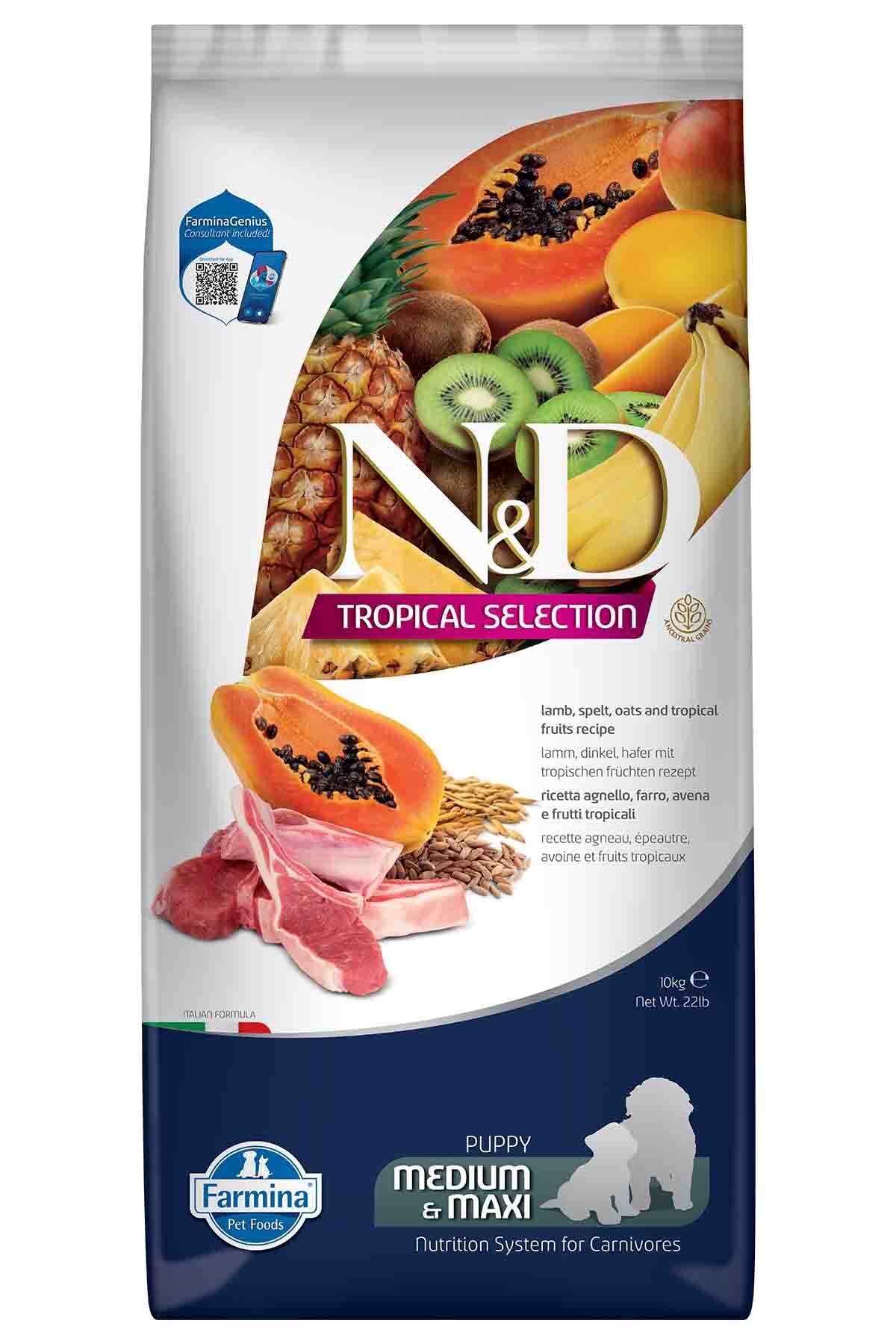 N & D Nd tropical selectionköpek 10kg medium...