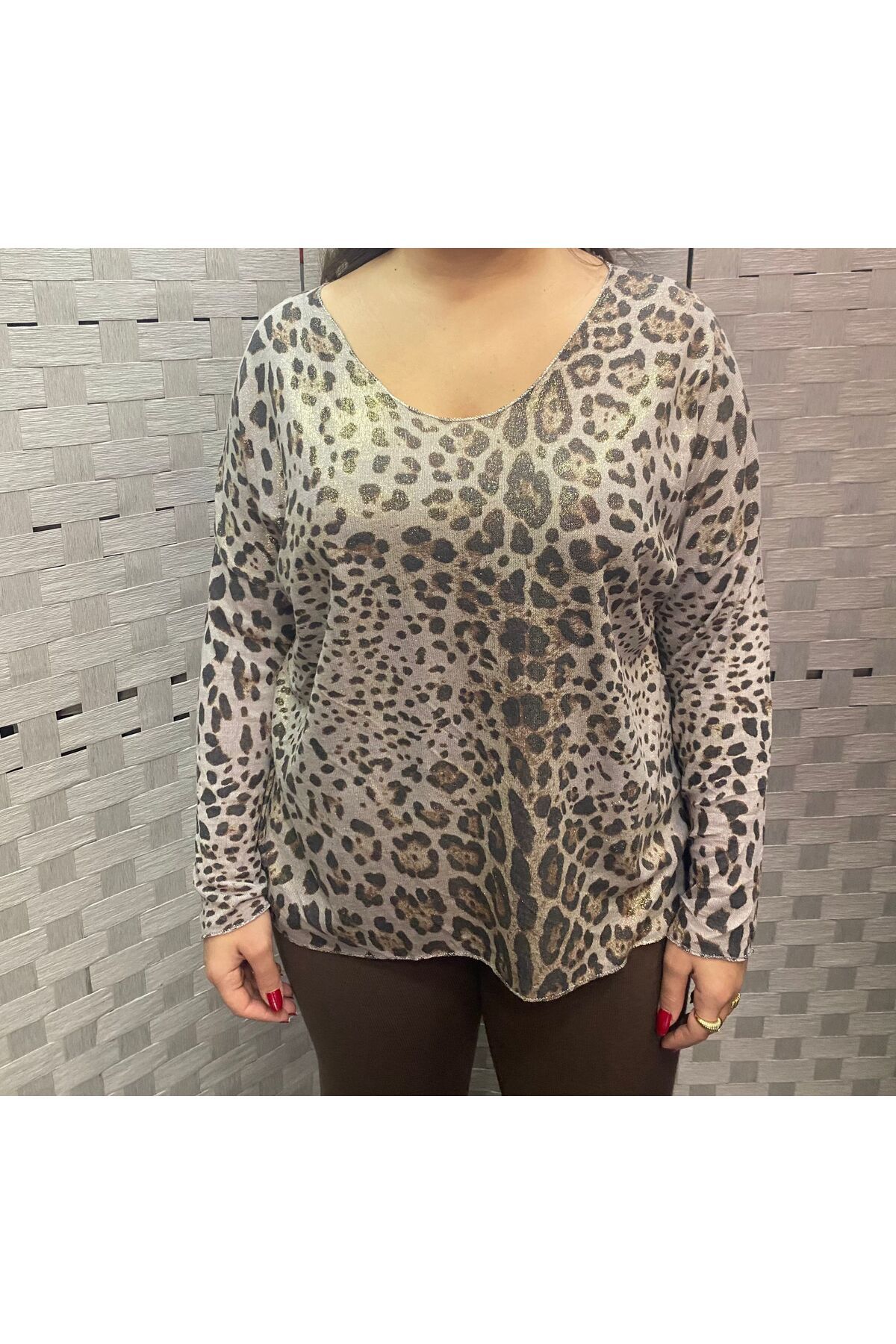 Park Moda LEOPAR DESEN İTHALŞIK BLUZ