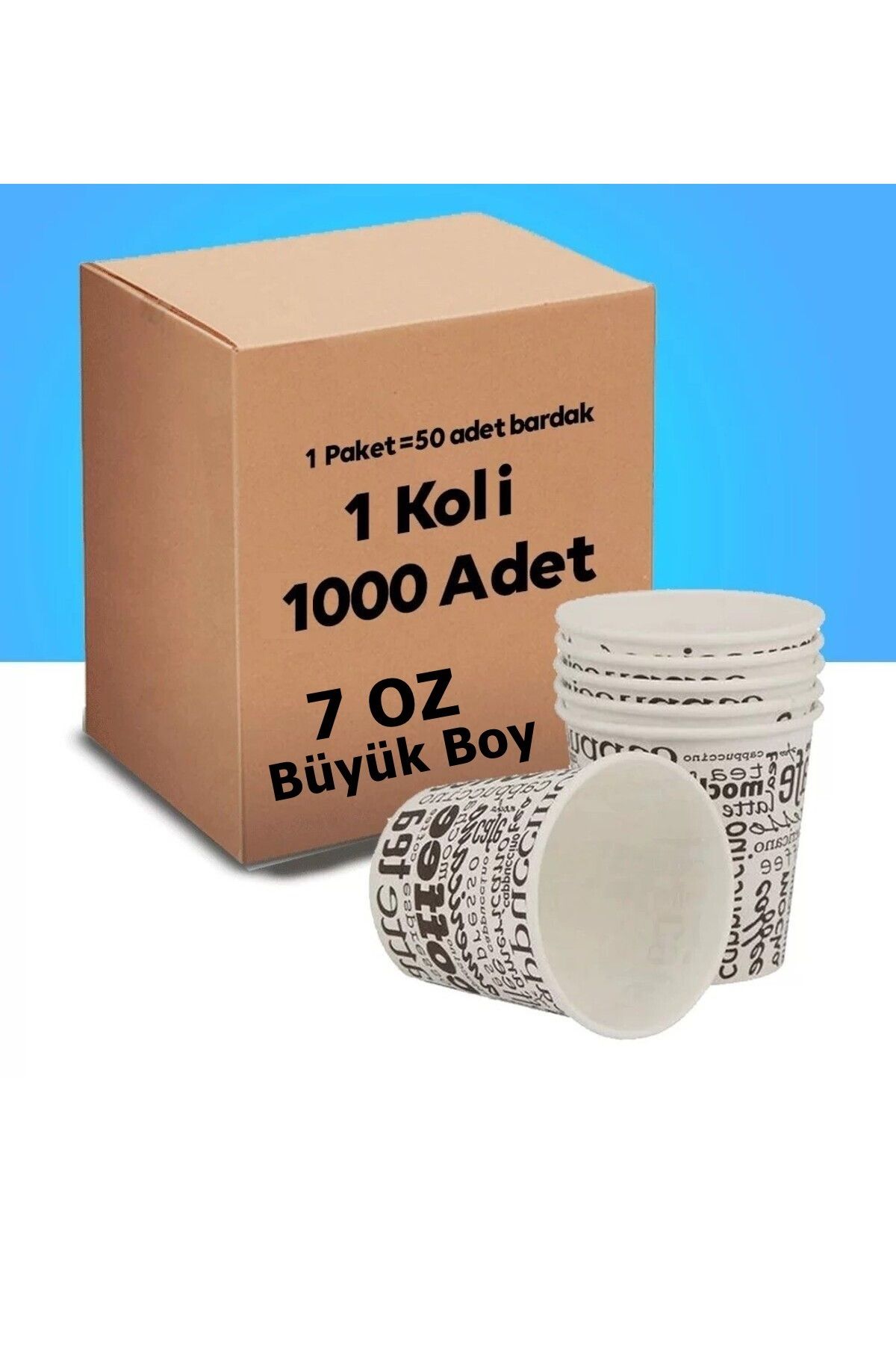 AA Shop 7 Oz Vending OtomatBüyük Boy Karton B...