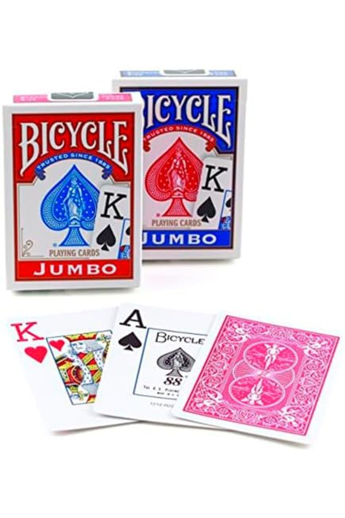 CALRADİA Jumbo Index PlayingCards - Poker Siz...