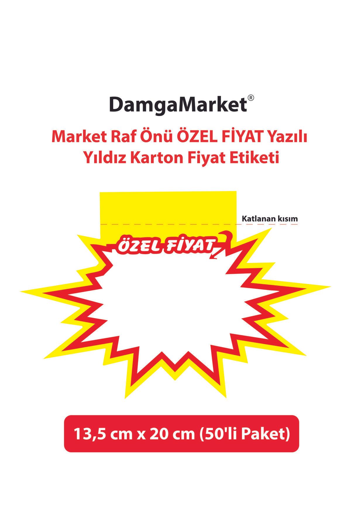 DamgaMarket Market Raf ÖnüÖZEL FİYAT Yazılı Y...