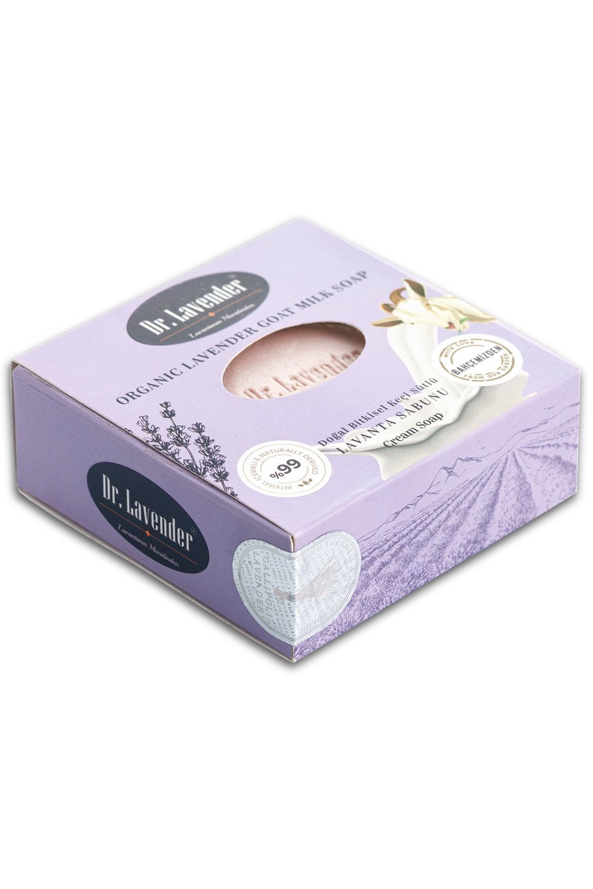 Dr. Lavender Doğal Bitkisel Lavanta Yağlı Ve Keçi Sütlü Sabun 100 gr