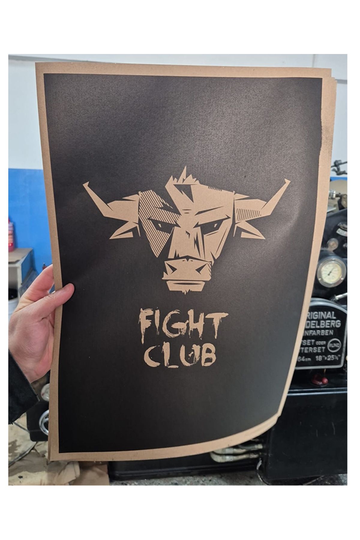 35x50 FIGHT CLUB BASKILI KRAFT OTO PASPAS 100 ADET