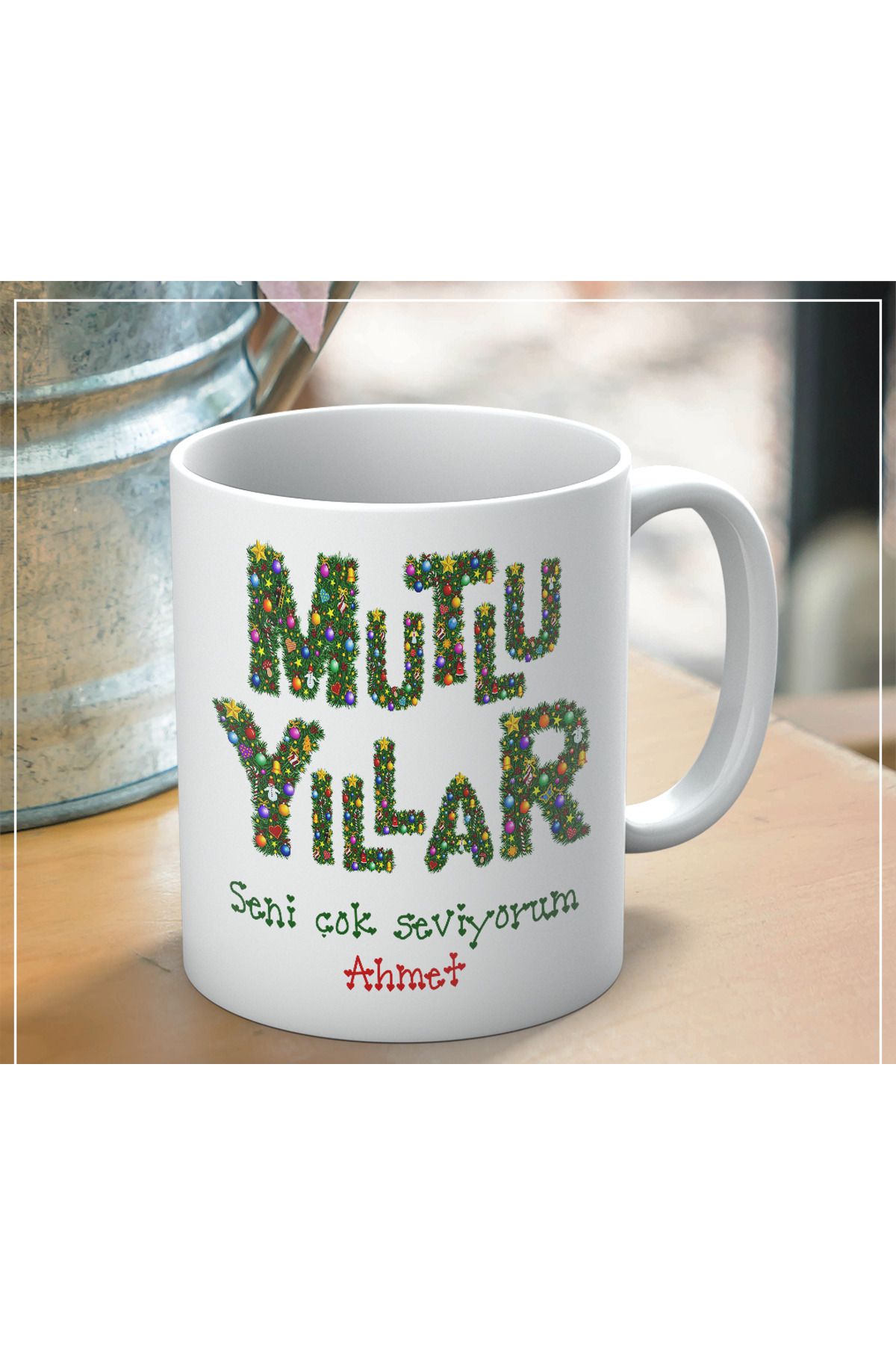 WİLLOW STORE Mutlu YıllarTasarımlı Kişiye Öze...