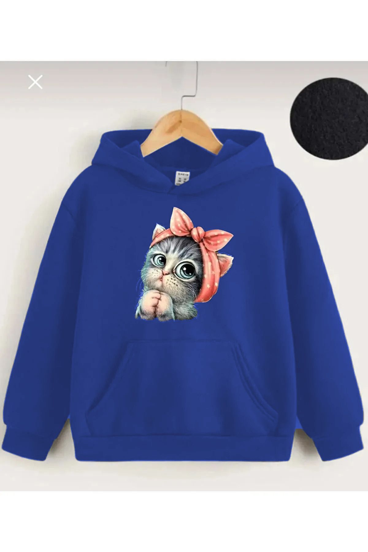 Jolijoy Kapüşonlu SweatshirtTatlı Kedi Baskıl...