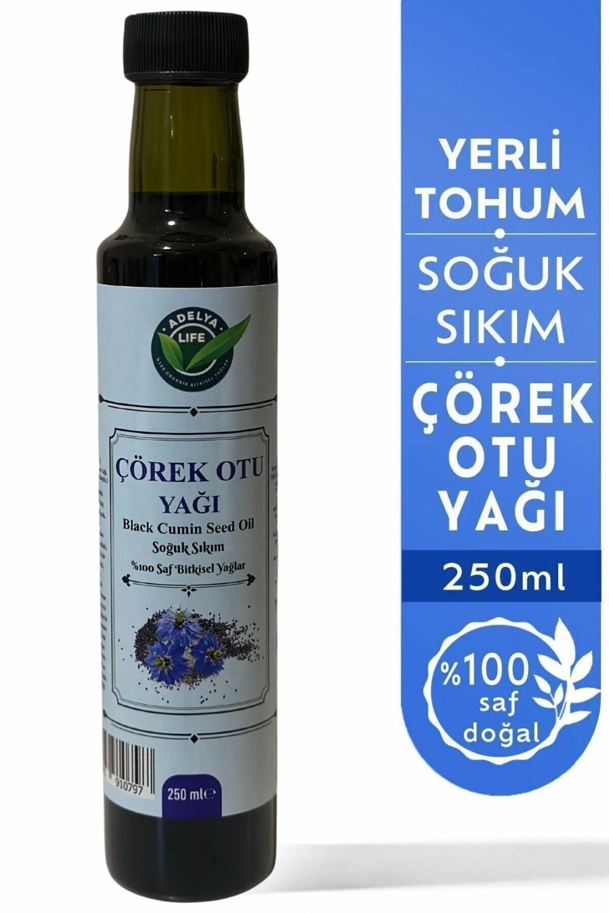 Adelya Life ORGANİK ÇÖREKOTUYAĞI 250 ML Adely...