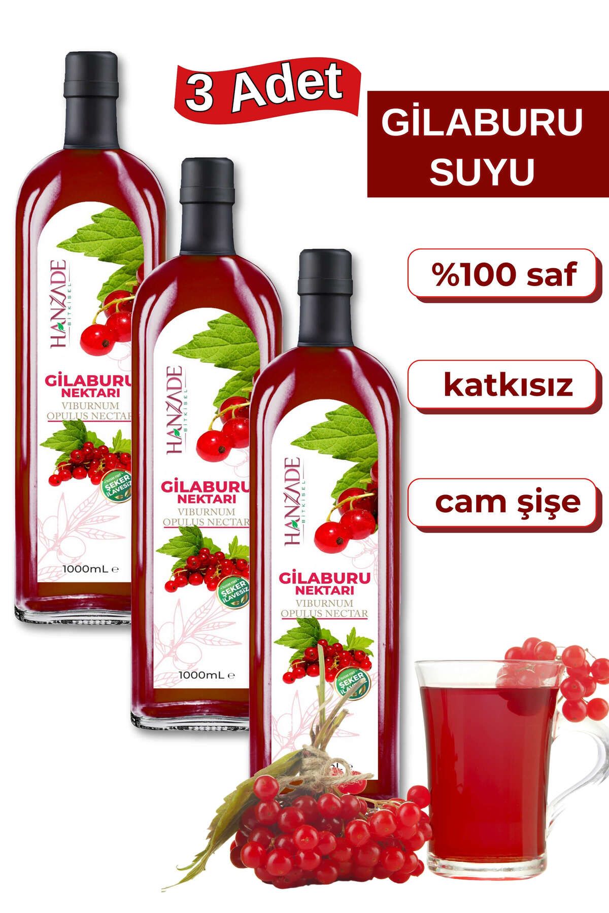 Hanzade Bitkisel GilaburuSuyu Nektarı 1 Litre...