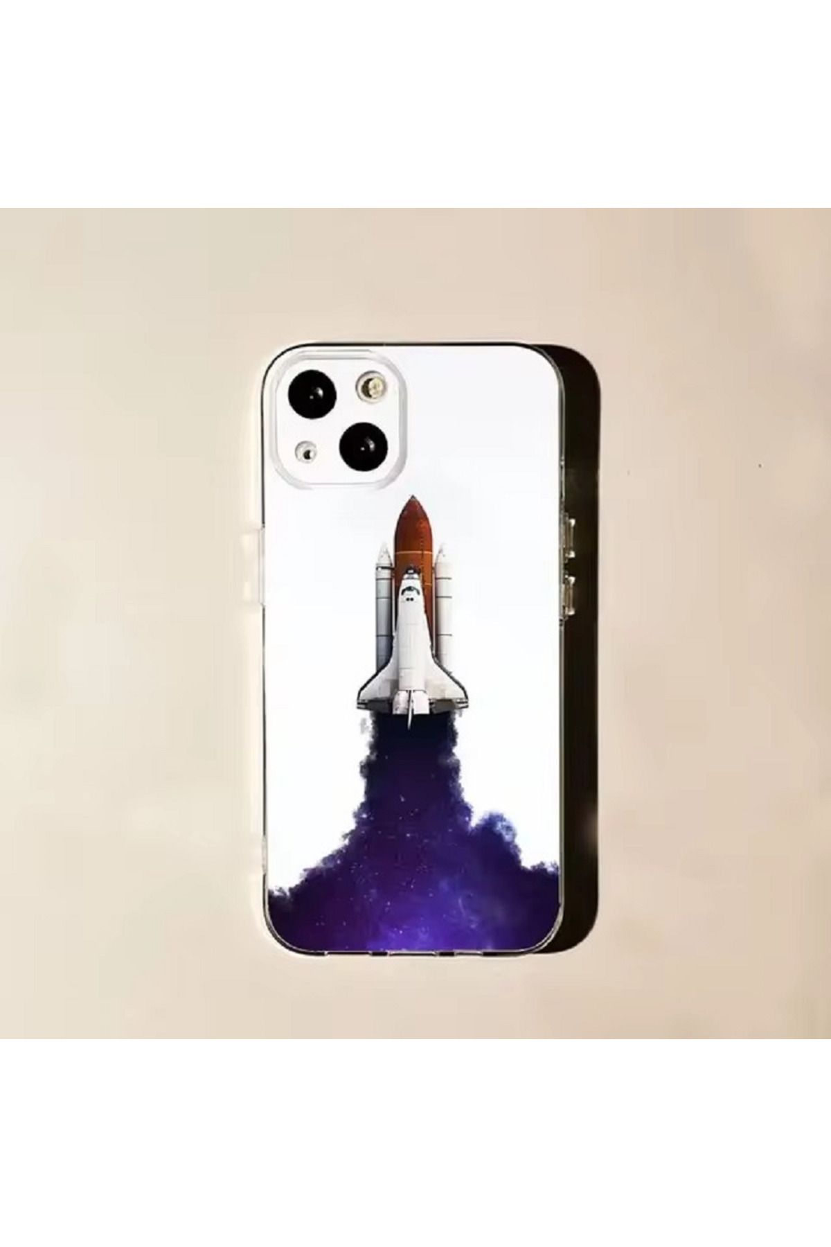 AtölyeEvi iPhone 11 UyumluŞeffaf Kabuk Uzay S...