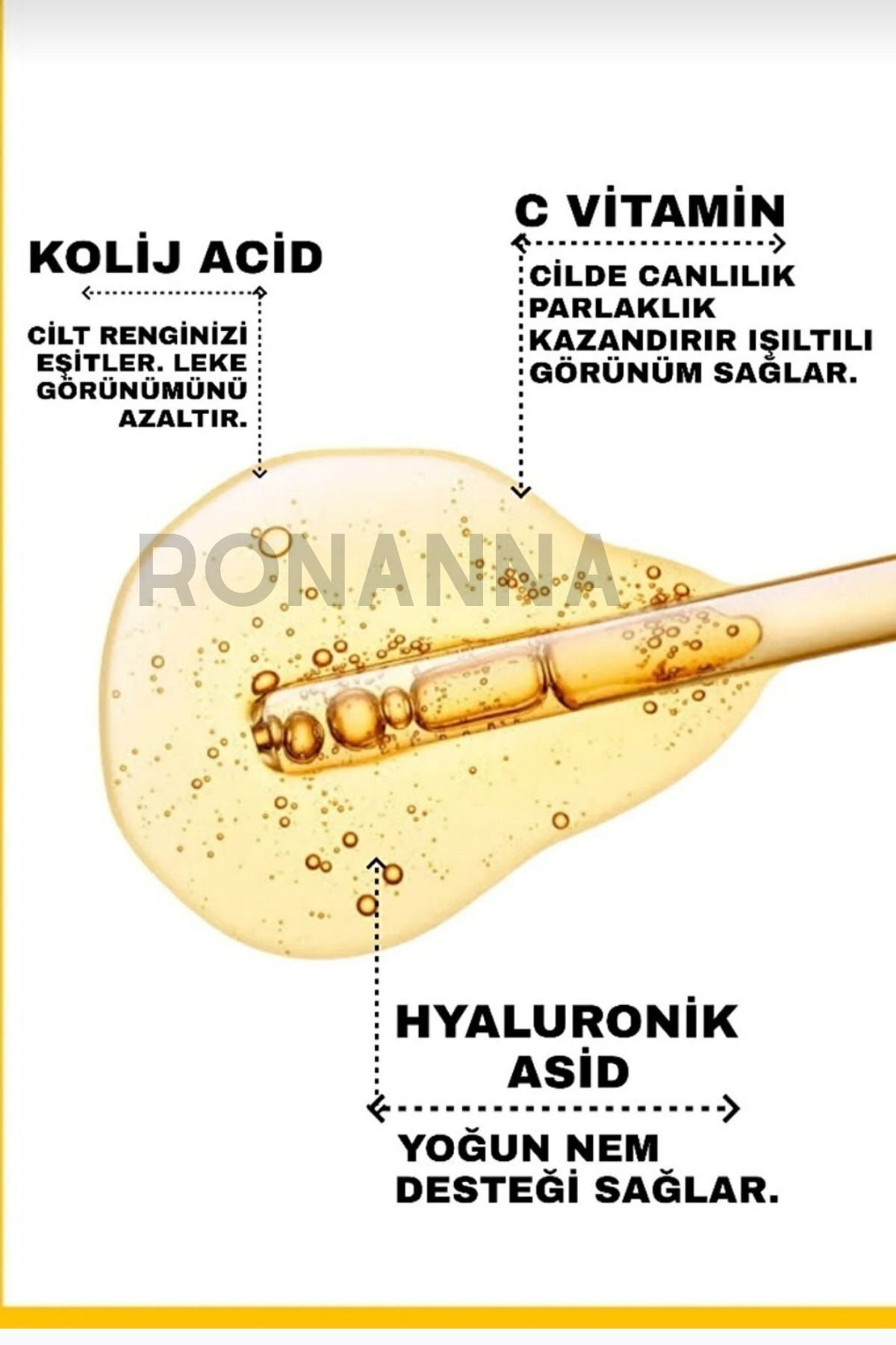 Leke Karşıtı Cilt Aydınlatıcı Ve Yenileyici Gözenek Sıkılaştırıcı C Vitamini Serum 30ml