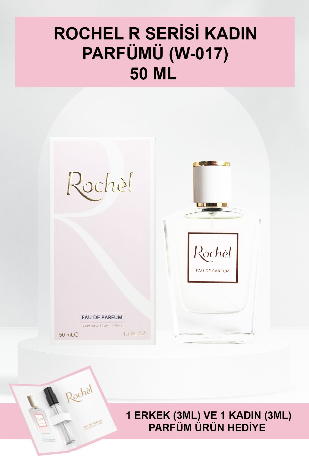 Rochel Kadın Parfüm (w-17) 50Ml Edp Çiçeksi