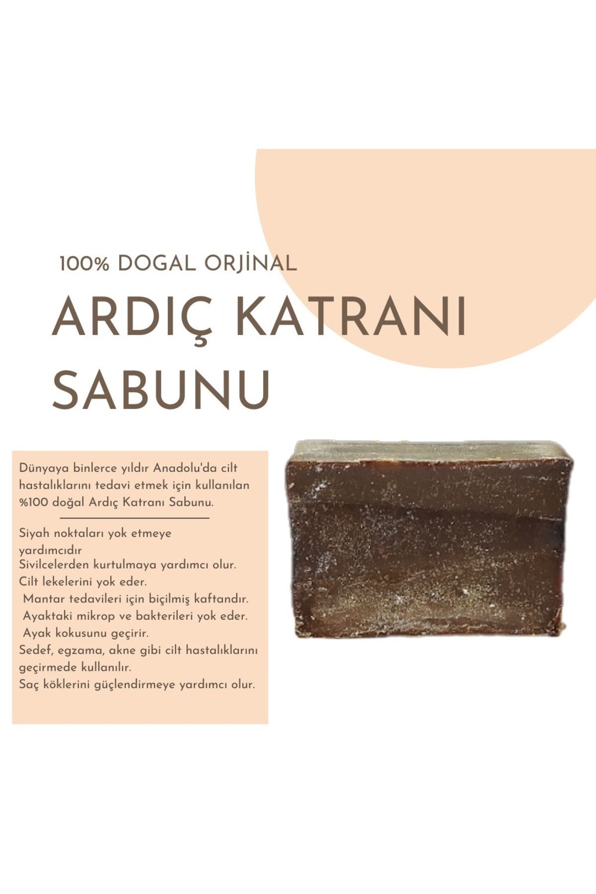 Ardıç Katranı Sabunu (SİVİLCE, AKNE, EGZEMA)