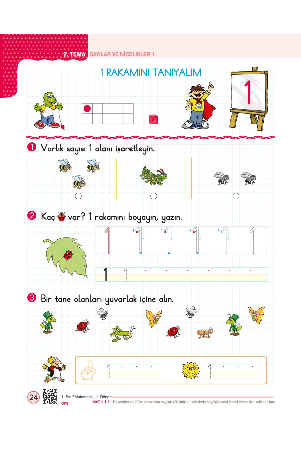 1. Sınıf Okuma Yazma Seti – Matematik Yolculuğu - 1. Dönem