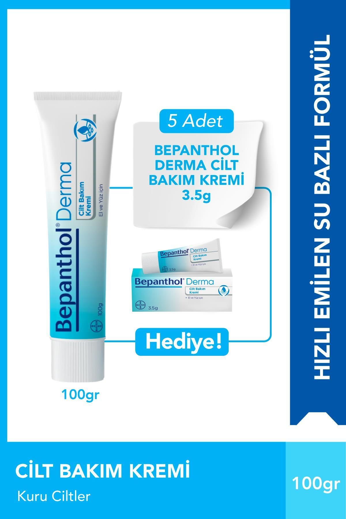 BepantholDerma Cilt BakımKremi 100gr & 5 Adet...