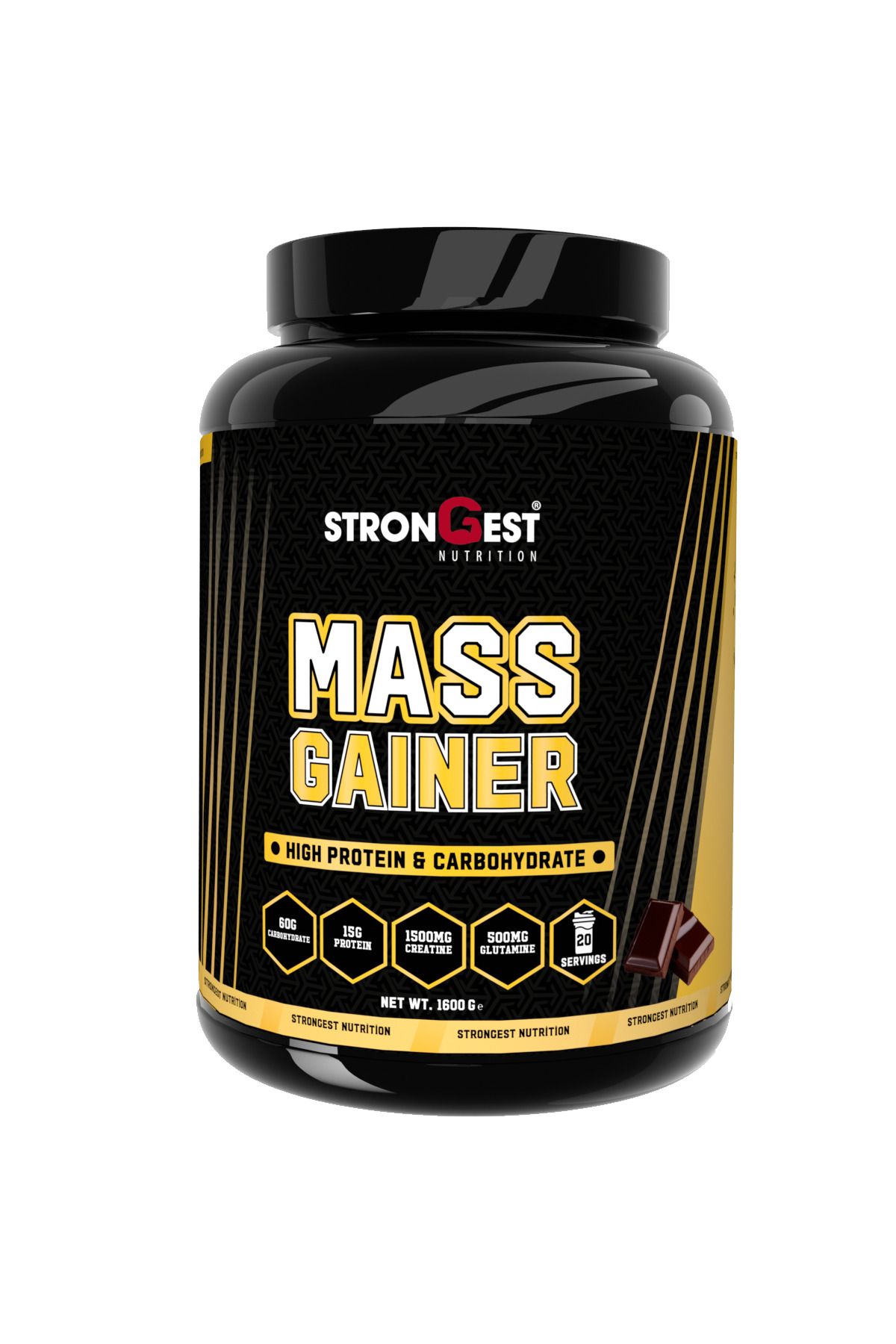 STRONGEST Mass Gainer 1600grYüksek Protein De...