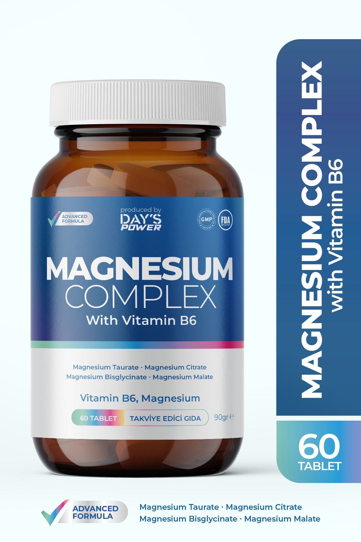 Days PowerMagnesıum Complex60 × 1500 mg Table...