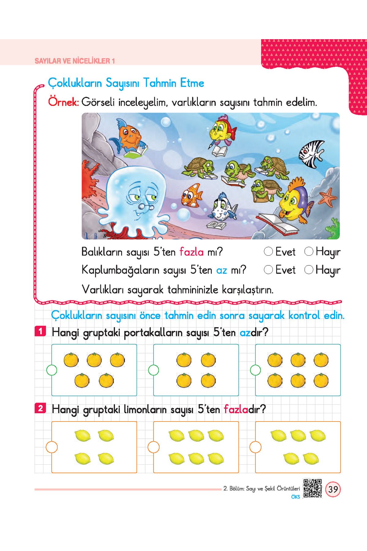 1.SINIF - Problemlerle Matematik