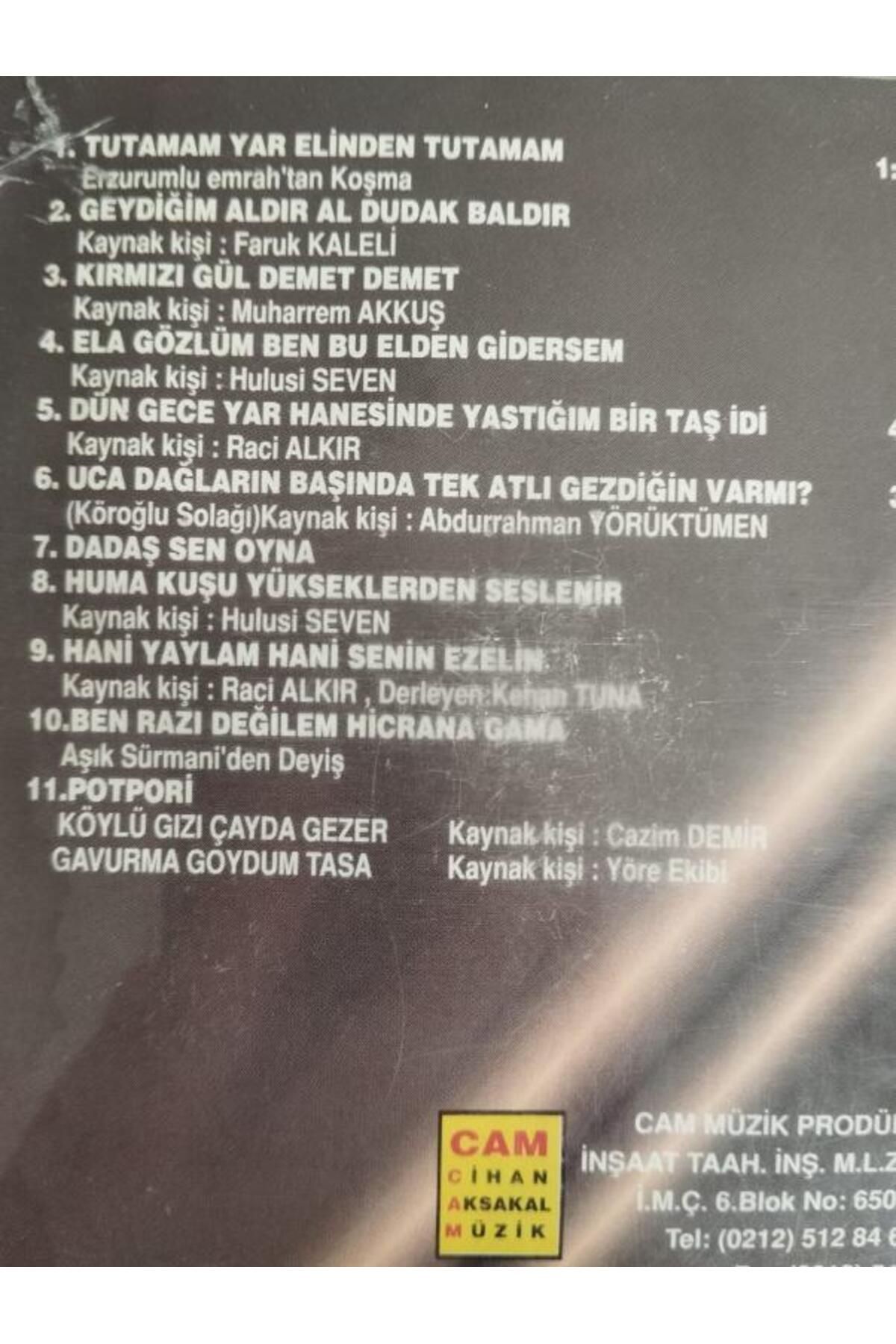 Kenan Tuna / Dadaş Sen Oyna -  Türkiye Basım - 2. El CD Albüm