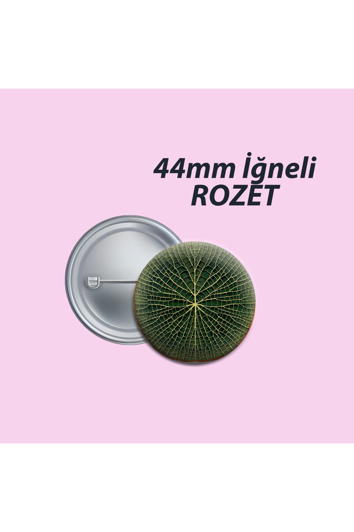 Nemika Doğa Ağaç 44mm İğneliButon Rozet - Oku...